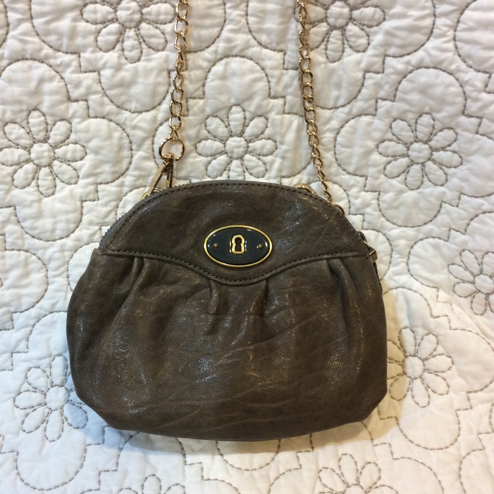 Fossil Leather Crossbody/Clutch